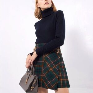 Burberry 100% Cashmere Turtleneck Navy